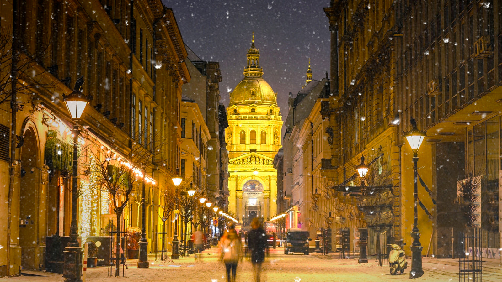 Budapest télen képek