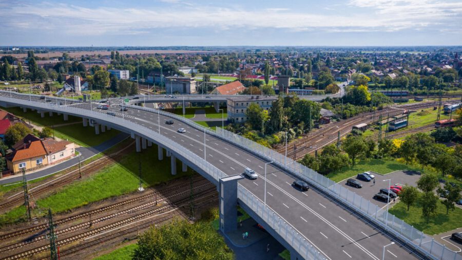 Mutatjuk milyen lesz Miskolc háromágú hídja