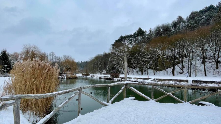 A télen is meseszép Séd-patak völgye Veszprémben