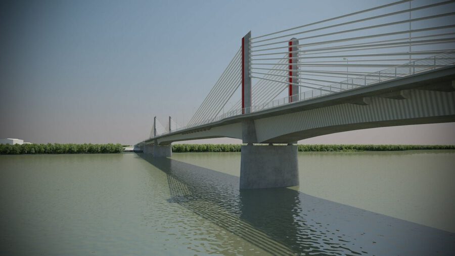 Megkezdték a Paks és Foktő közötti  Duna-híd építését