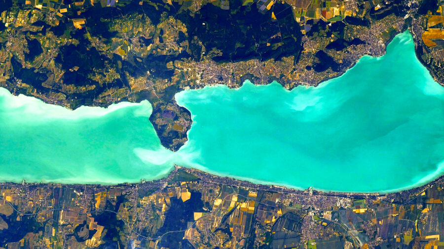 400 kilométer magasból készített a Balatonról egy űrhajós fotókat