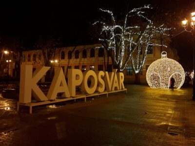 70 ezer égő világítja meg Kaposvár belvárosát adventkor