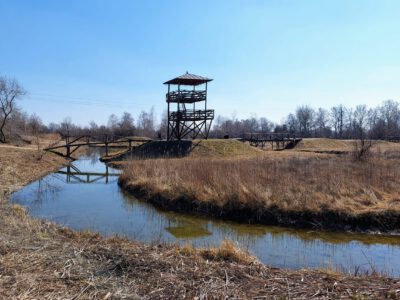 Dabas kilátója, ahova a Szent Jakab sétány pallói vezetnek