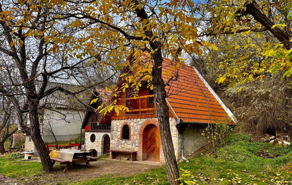 Körbeölelte az ősz szurdokpüspöki népi pincesorát
