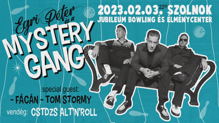 Egri Péter és a Mystery Gang koncert - Szolnok 2023.02.03.