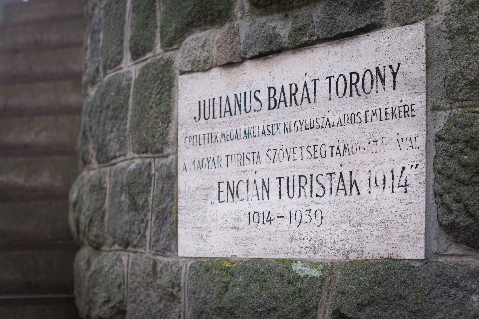 Napkelte a Julianus-kilátóban – januári túrázás a Dunakanyarban