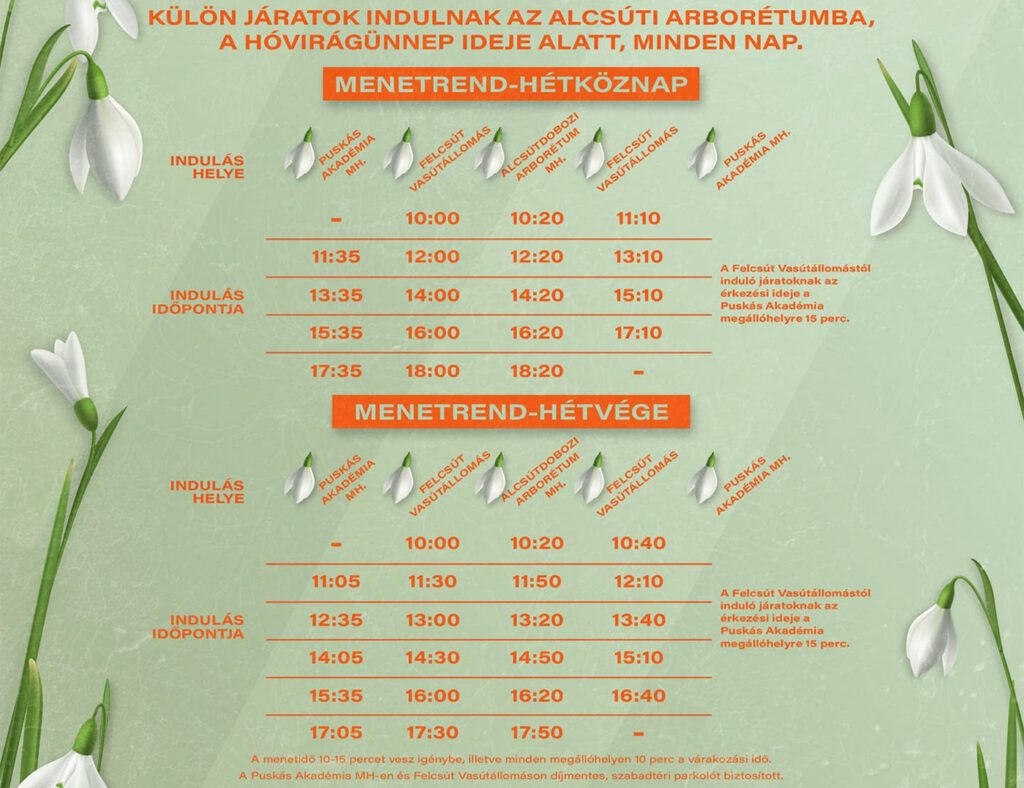 Február 14-én kezdődik a Hóvirágünnep az Alcsúti Arborétumban