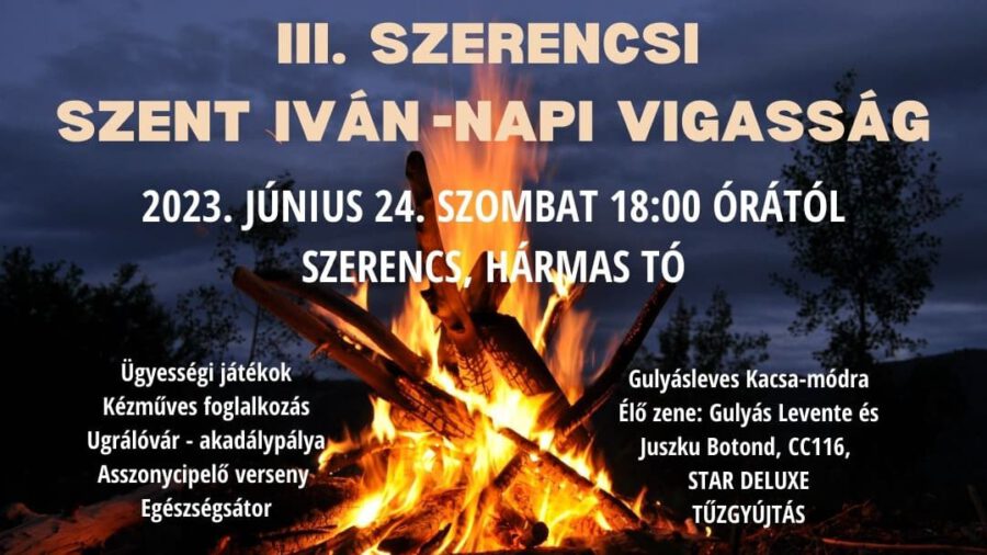 Szent Iván-éji Vigasság 2023 Szerencs
