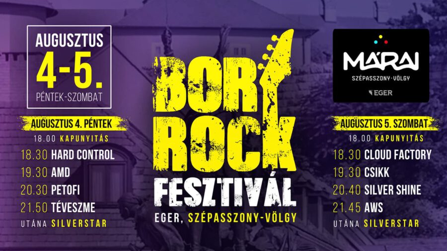 Borrock Fesztivál 2023 Eger