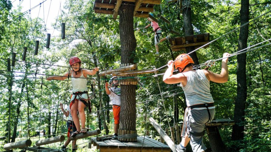 Nagyvillám kalandpark és Canopy pálya Visegrád
