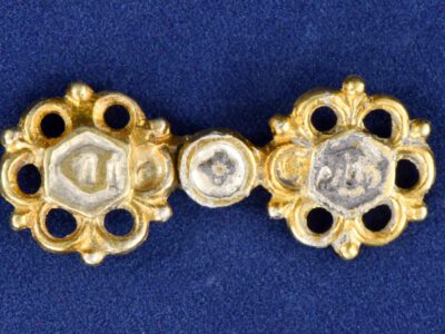 Anjou-kori, 700 éves aranyozott ezüstékszert találtak a visegrádi palotában