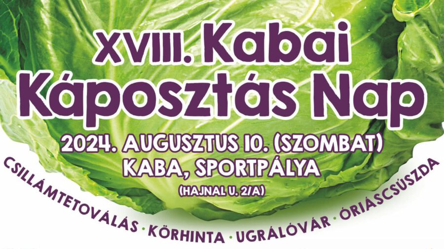 Kabai Káposztás Nap 2024