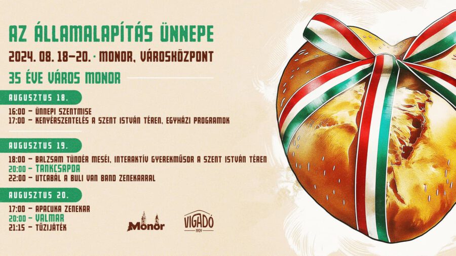 Államalapítás Ünnepe 2024 Monor