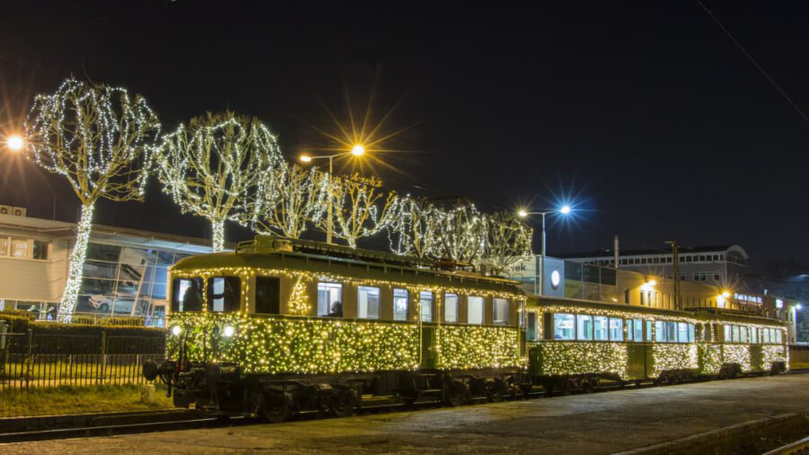 Fény HÉV és Mikulás HÉV 2024 Budapest