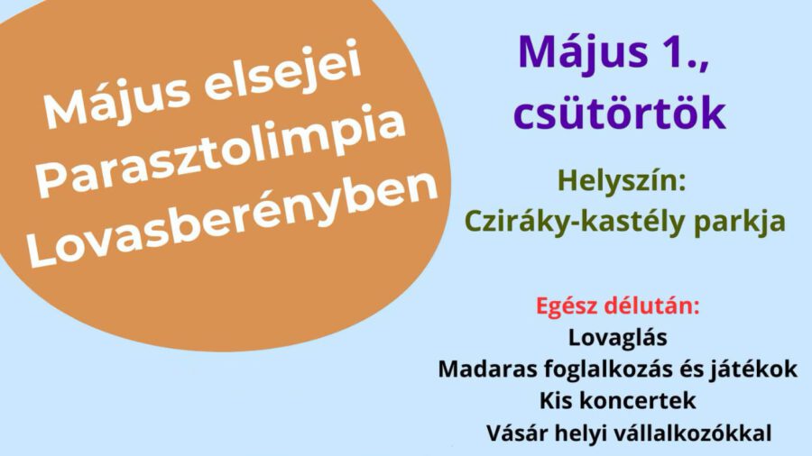 Május elsejei parasztolimpia 2025 Lovasberény