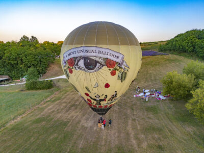 Különleges hőlégballonnal jelent meg a Hendrick’s a Balatonon