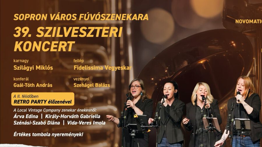 Sopron Város Fúvószenekara Szilveszteri koncert 2025