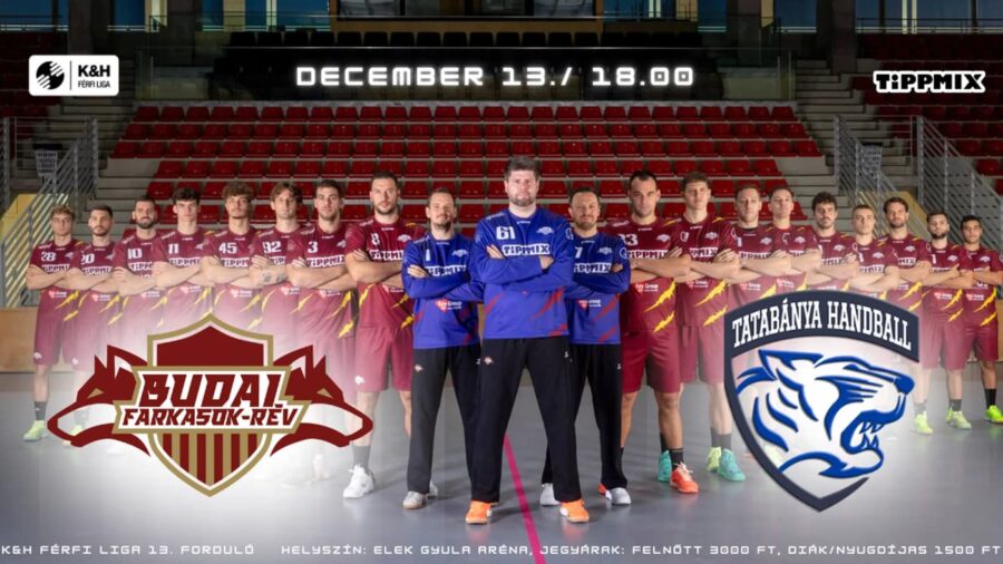 Budai Farkasok-Rév-MOL Tatabánya KC, 2025.12.13.
