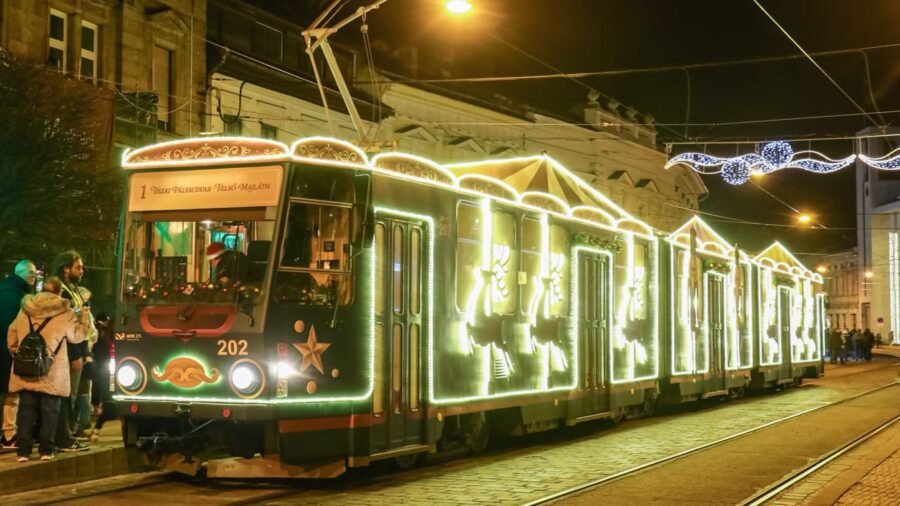 Kilencedszer is Európa legszebbje lett a miskolci adventi villamos