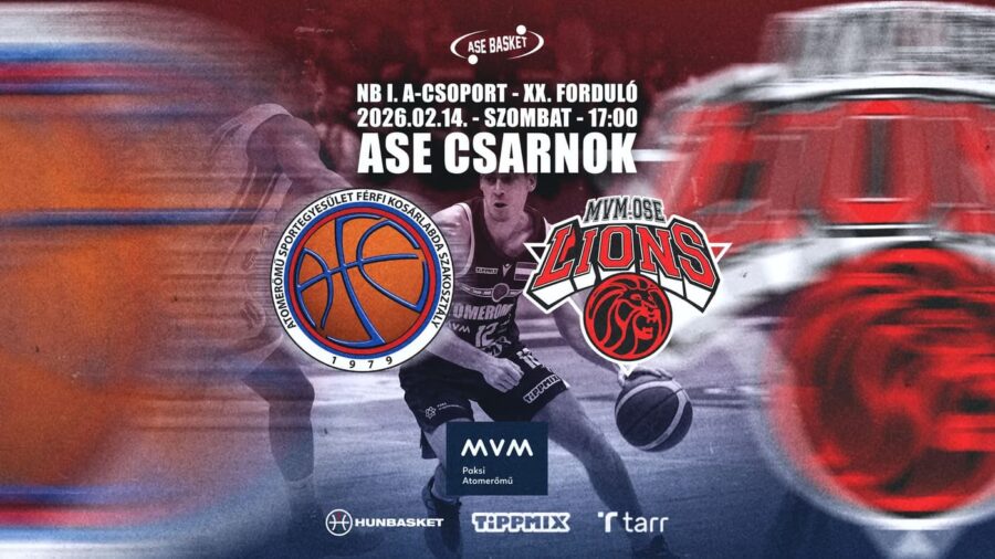 Atomerőmű SE - MVM-OSE Lions, 2026.02.14., Paks