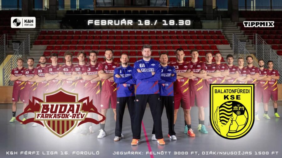 Budai Farkasok-Rév-Balatonfüredi KSE, 2026.02.18.