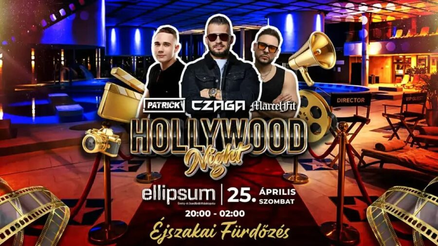 Hollywood Night - Éjszakai Fürdőzés az Ellipsum Élményfürdőben 2026
