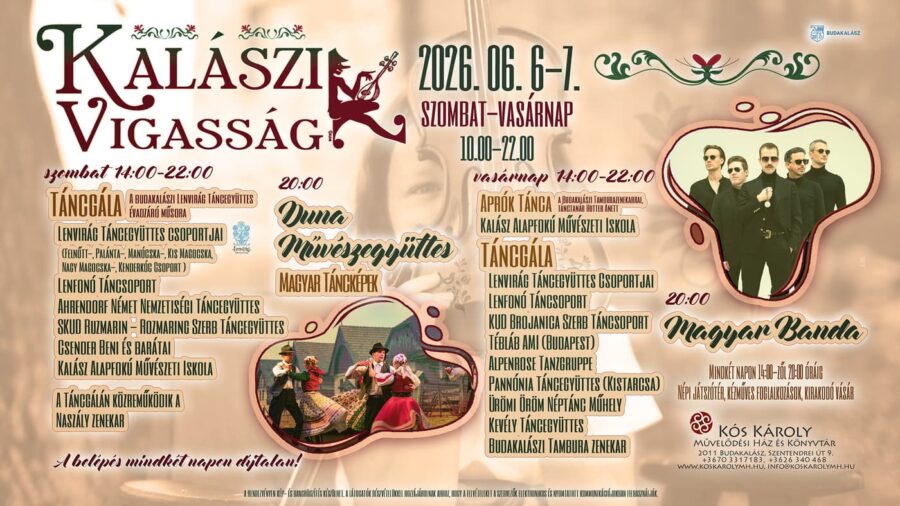 Kalászi Vigasságok 2026 Budakalász