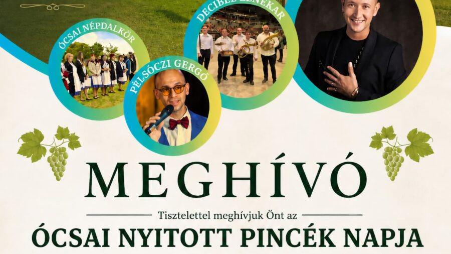 Orbán-napi Nyitott Pincék Napja az Öreghegyi Pincesoron 2026 Ócsa