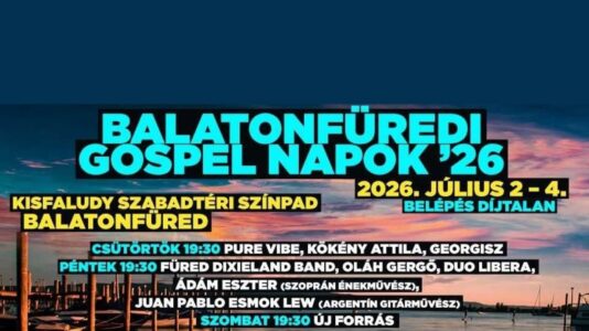 Gospel Napok 2026 Balatonfüred