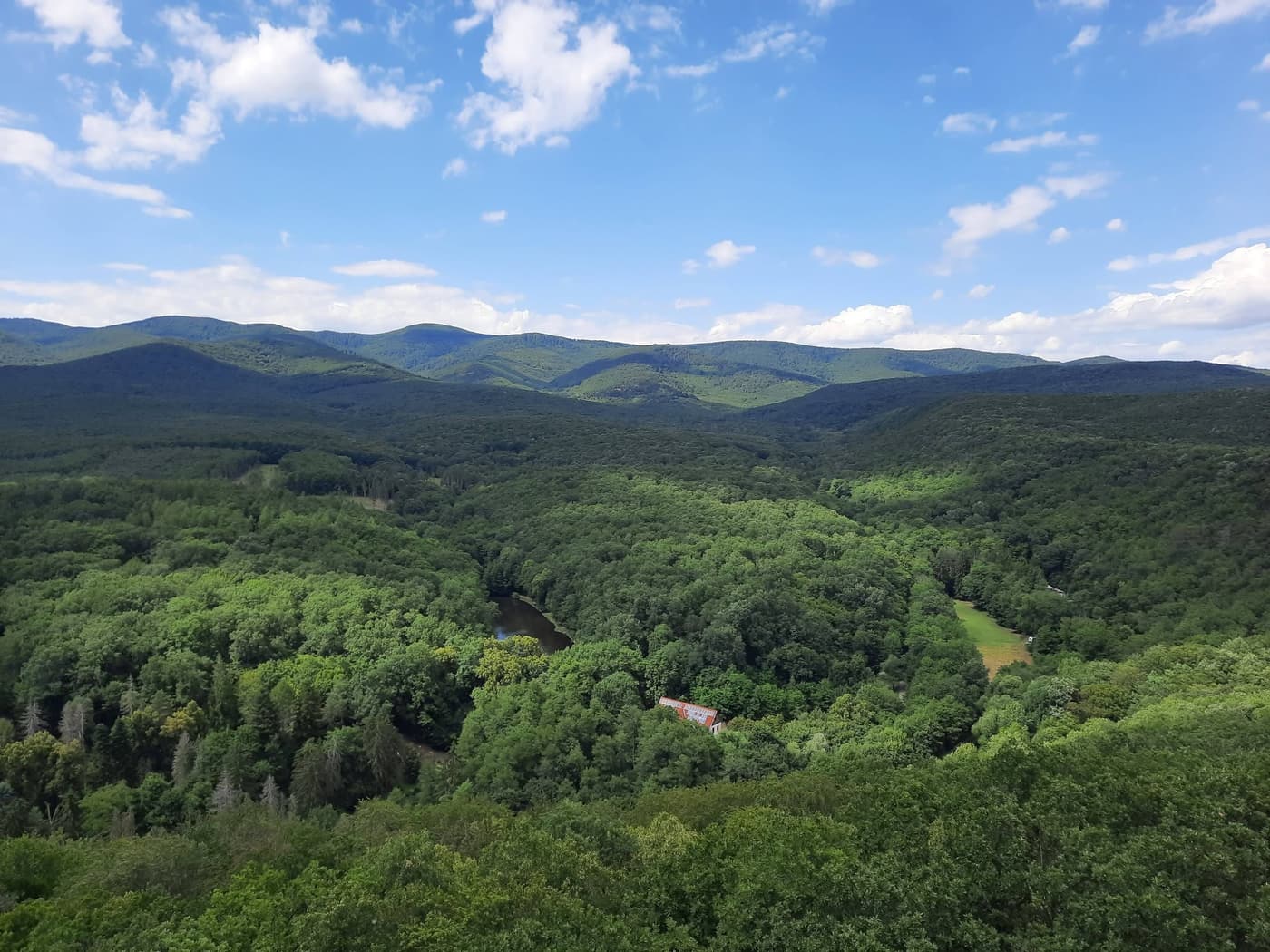 A királyréti Várhegy-kilátó a Börzsöny egyik kedvelt panorámapontja