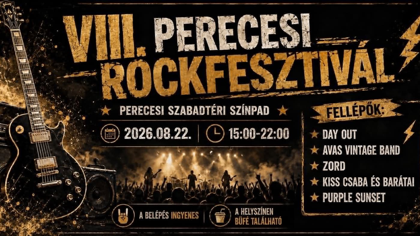 Perecesi Rockfesztivál 2026 Miskolc