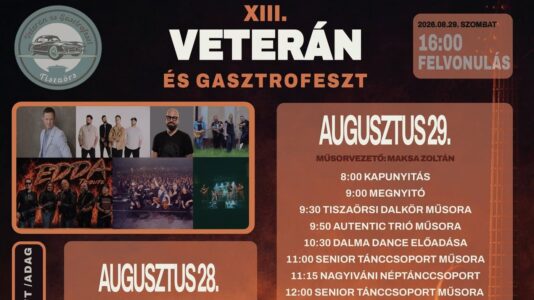 Veterán és Gasztro Fesztivál 2026 Tiszaörs