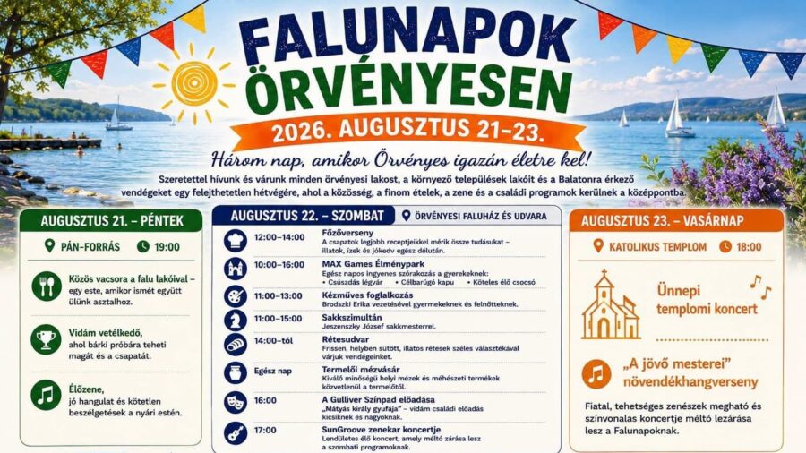 Falunapok Örvényesen 2026