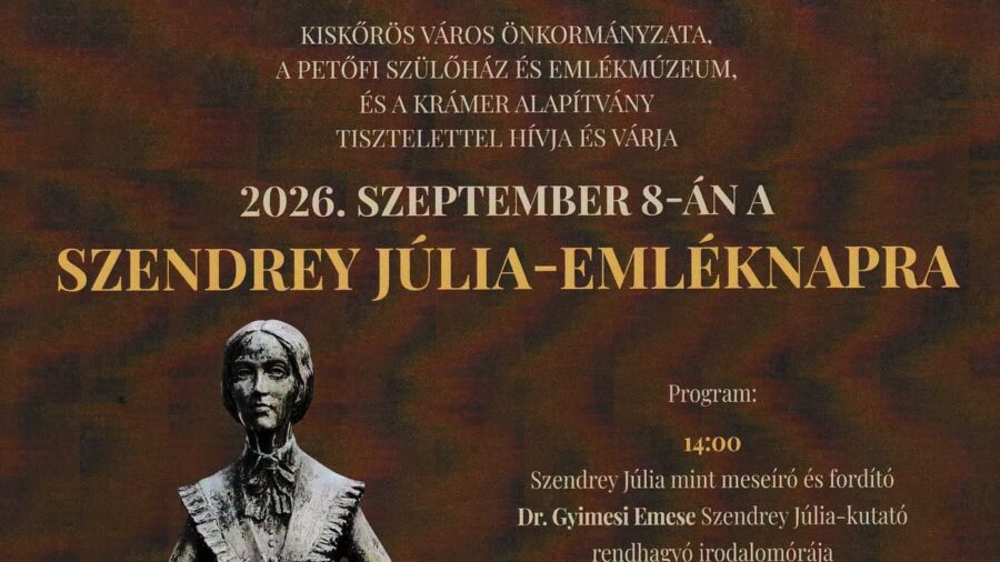 Szendrey Júlia-emléknap 2026 Kiskőrös