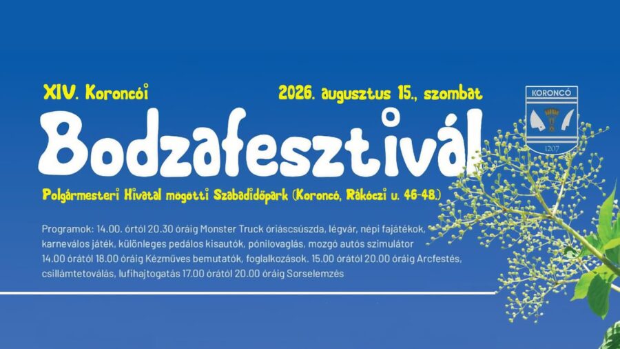 Koroncói Bodzafesztivál 2026