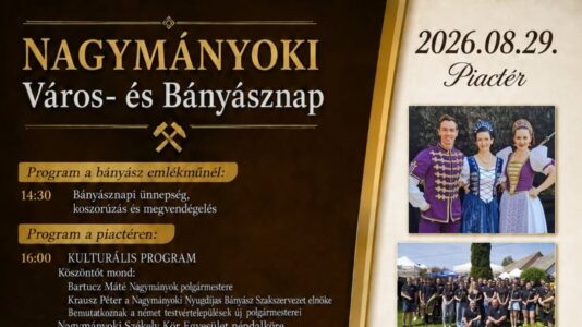 Nagymányoki Város- és Bányásznap 2026