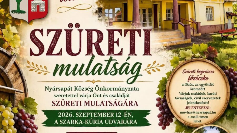 Nyársapáti Szüreti Mulatság 2026