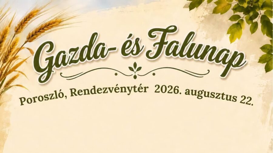 Gazda- és Falunap 2026 Poroszló
