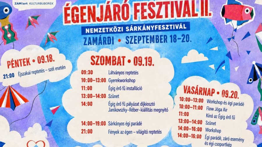 Égenjáró Nemzetközi Sárkányfesztivál 2026 Zamárdi