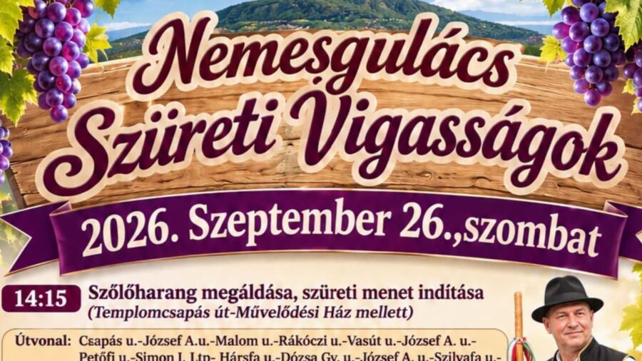 Szüreti Vigasság 2026 Nemesgulács