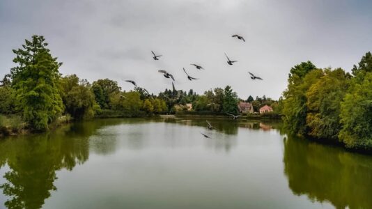 Kora őszi arcát mutatja a szombathelyi Csónakázó-tó