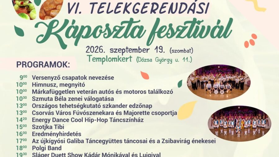Telekgerendási Káposzta Fesztivál 2026