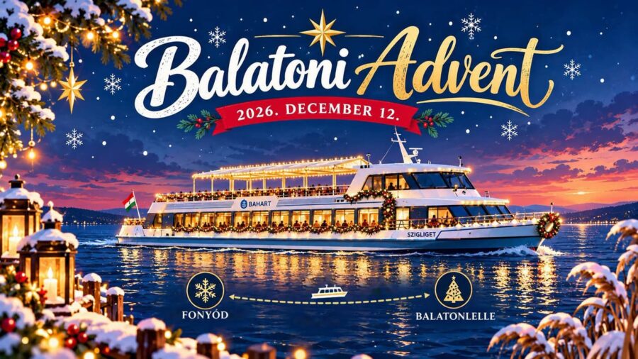 Balatoni advent: Fonyód – Balatonlelle hajóval a karácsonyi vásárba